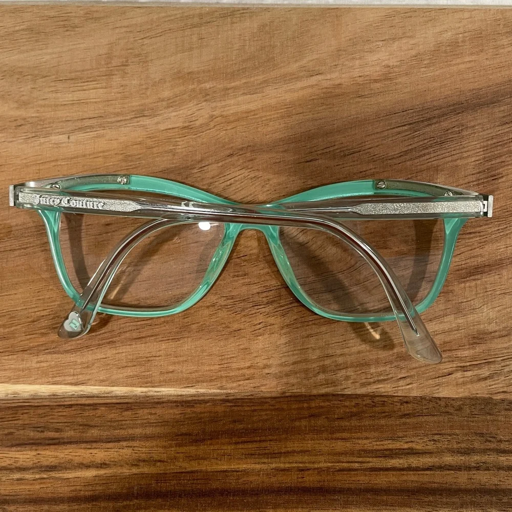 JUICY COUTURE JU152 Tortoise Mint Turquoise Rectangle Cat Eye FRAMES 135